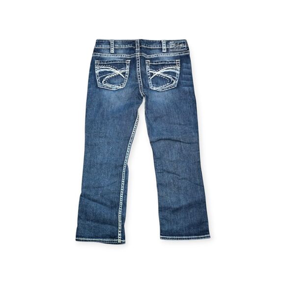 Silver Jeans Santorini Women’s Size 30x25 Light Wash 100% Cotton - Picture 2 of 9